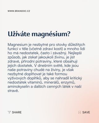 Znáte výhody magnésia? ☀️💫 Little recommendation na konci 💗 #dusevnizdravi #dusevnipohoda #braindoctor
